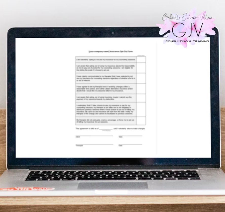 Client Insurance Opt Out Form Template